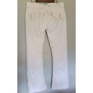 Oakley Thinsulate Insulation Womens Snowboard Pants Large White- Flawed